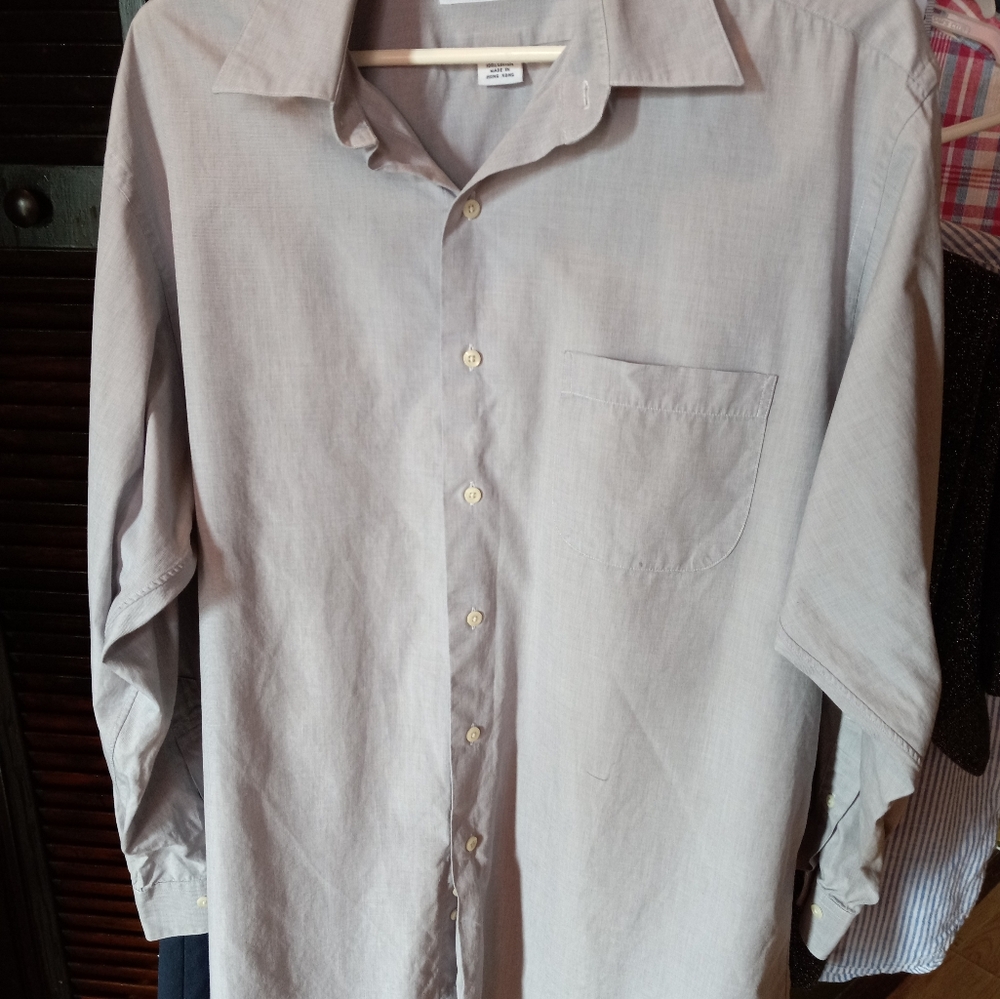 Brooks Brothers Crew Slim Fit Blue 16 1/2-32/33 Button Down Long Sleeves Shirt